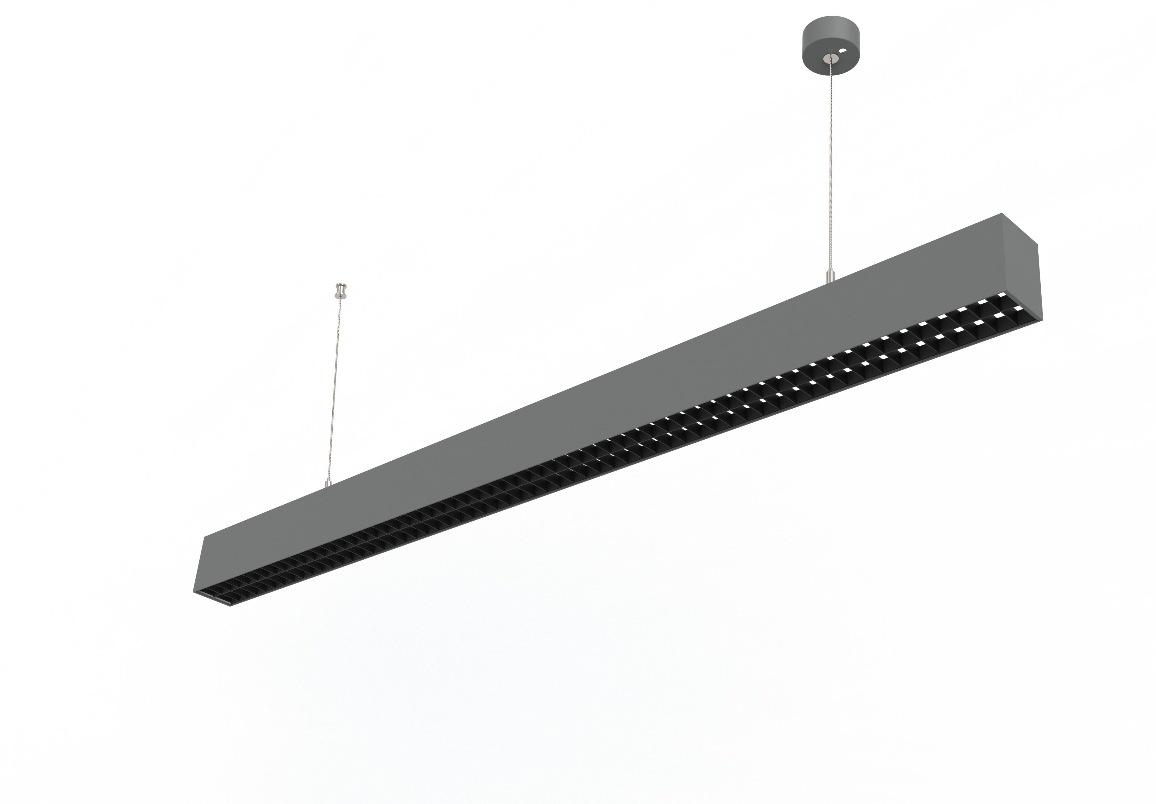 Larsen Linear Anbau- Pendelleuchte direkt 4000 Kelvin neutralweiß 31 Watt 4000 Lumen BAP UGR90 (ohne Abhängung)