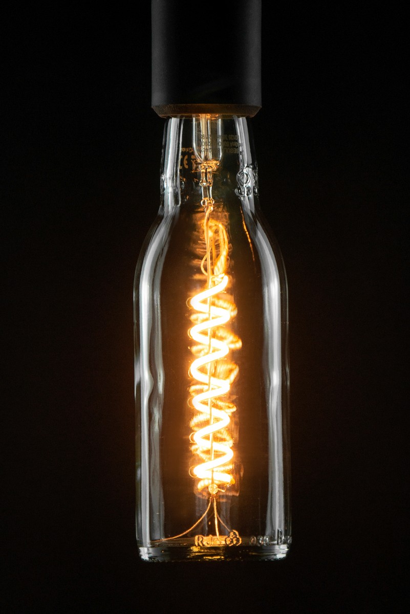 LED Leuchtmittel Beer Bulb klar E27 8 Watt 1800 Kelvin warmweiß extra dimmbar