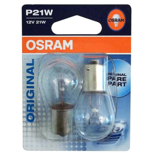 Osram 2 Stueck P21 Watt 21 W 12 Volt BA15s 7506-02B