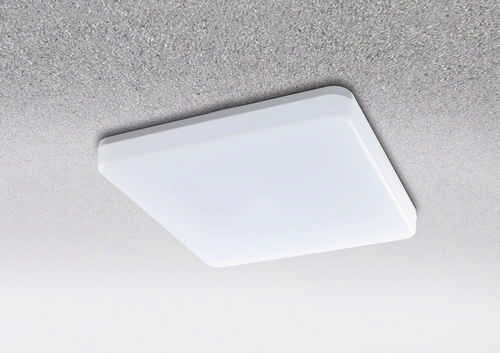 HEITRONIC - LED Wand-/ Deckenleuchte PRONTO PIR SENSOR quadratisch 24 Watt Warmweiss 3000 Kelvin