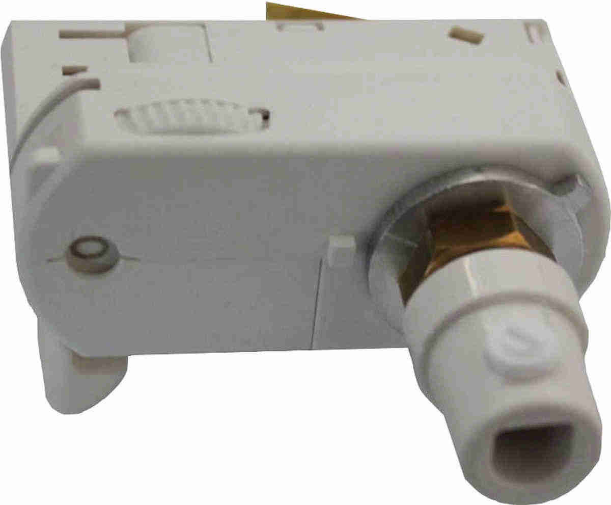 Global 3-Phasenstromschiene Stromabnehmer GA 69L-3 weiß inkl. Befestigungsnippel und Zugentlastung M13