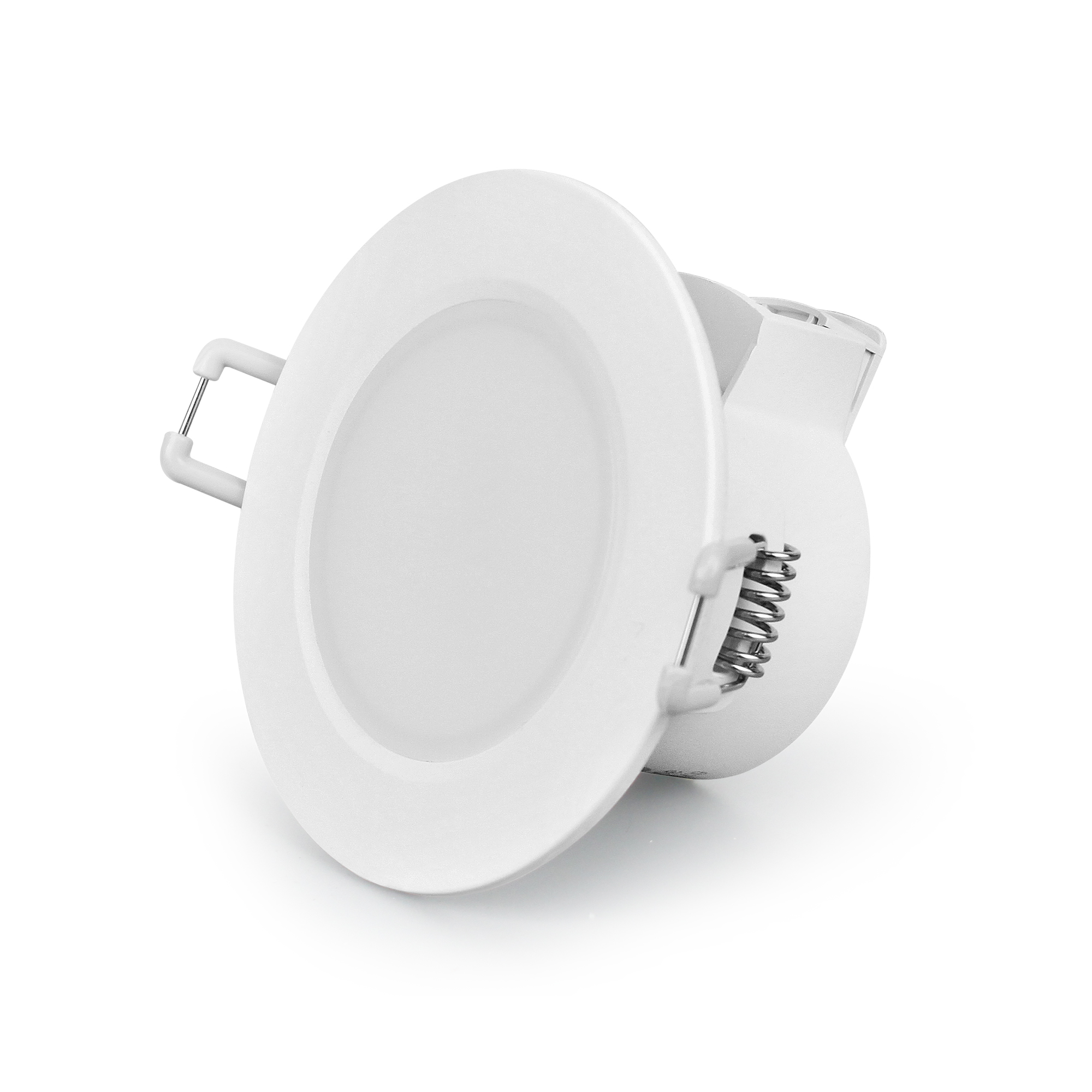 Heitronic LED Einbaustrahler DL7003 rund starr IP65 weiß 6,7 Watt 3000/4000/6500 Kelvin dimmbar