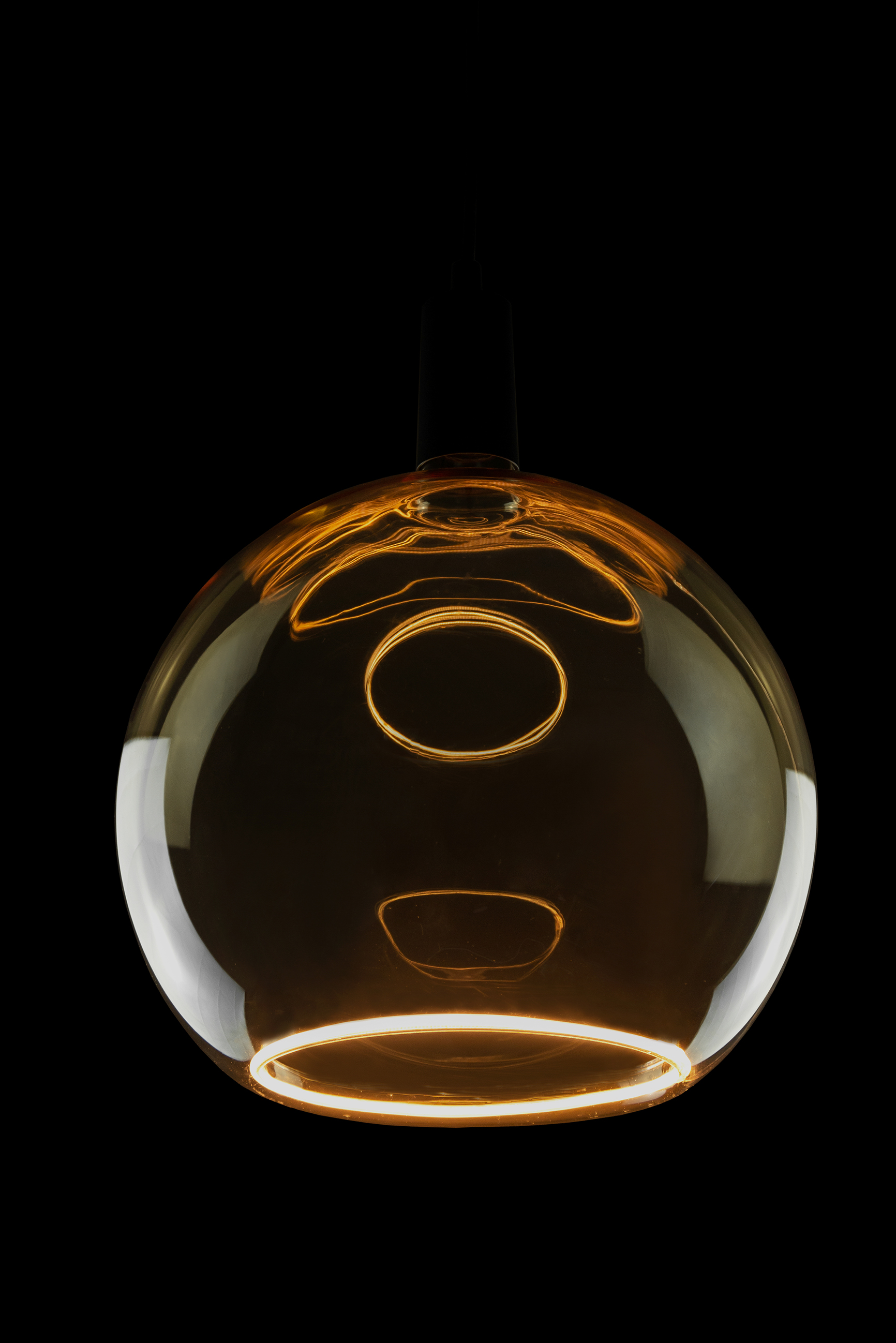 Segula LED Lampe Floating Globe 300 E27 smokey grau 8 Watt warmweiß dimmbar