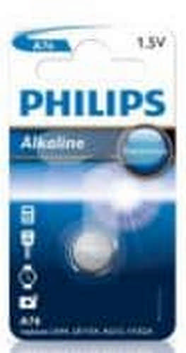 Philips Minizellen A76 Alkaline 1er Blister (LR44)