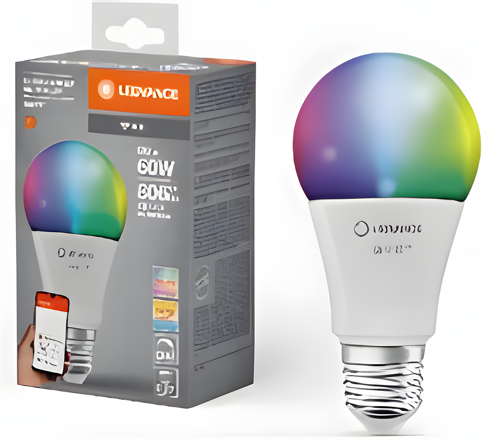 Ledvance LED Lampe Smart Home Wifi E27 9 Watt RGBW 2700-6500 Kelvin