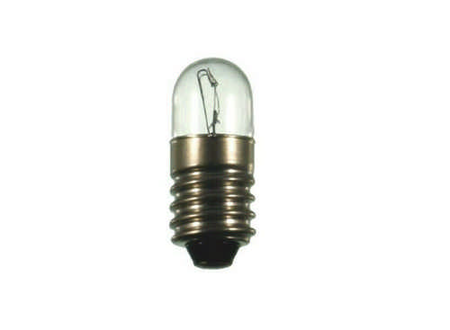 S+H Roehrenlampe Kleinroehrenlampe 9x23mm Sockel E10 12 Volt 1,2 Watt
