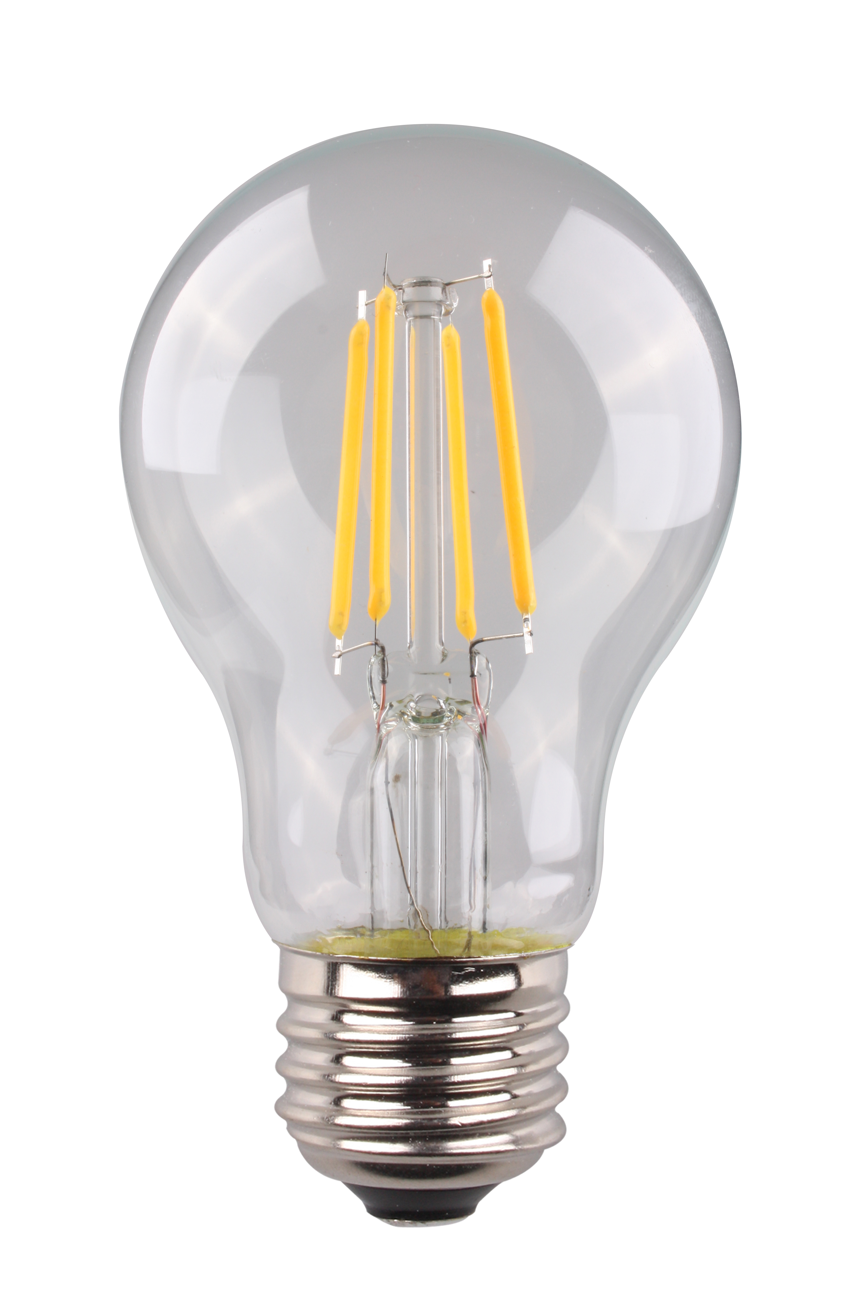 Heitec LED Lampe Glühlampenform Filament A60 E27 8 Watt 810 Lumen 830 3000 Kelvin warmweiß