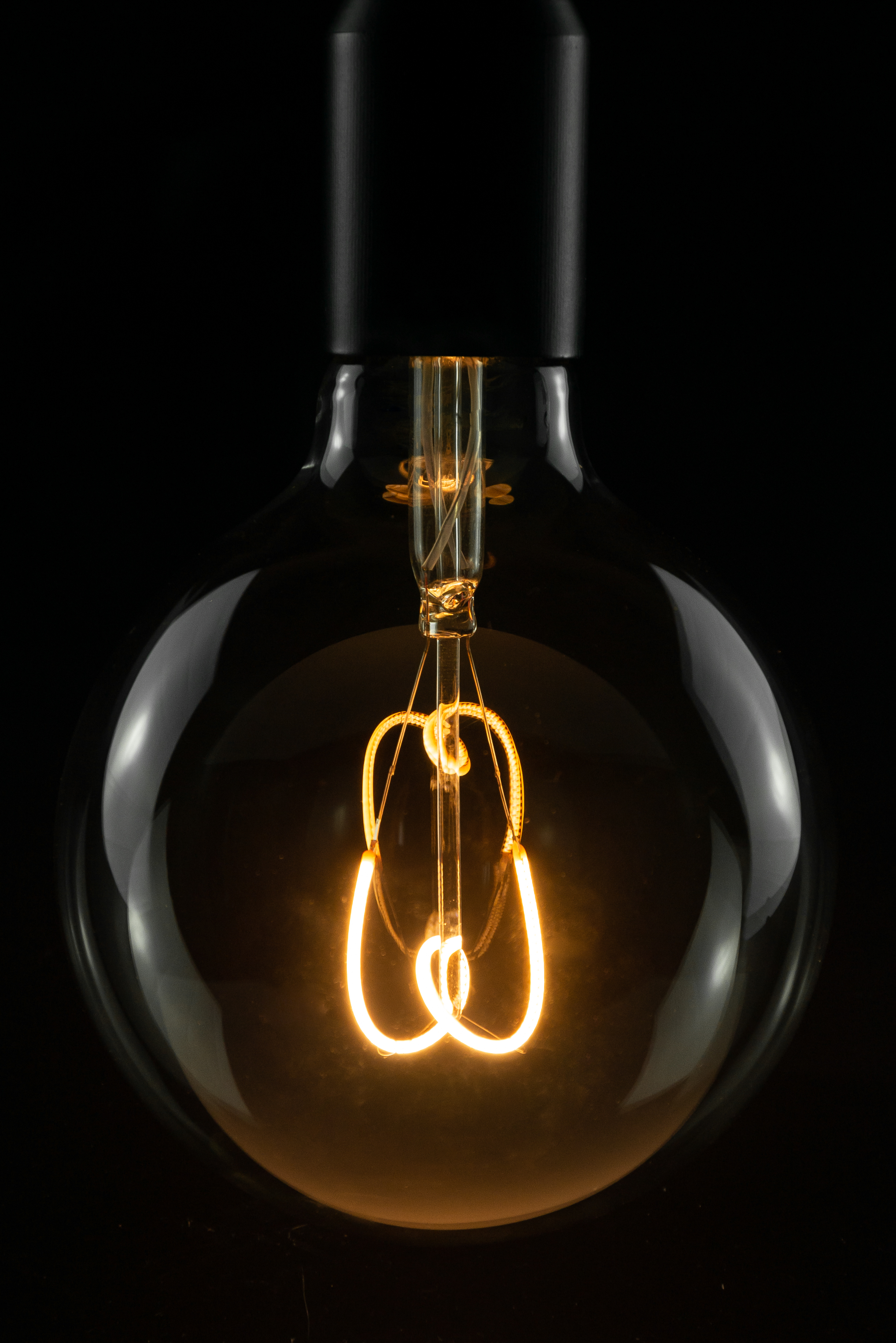 LED Lampe Soft Globe klar R125 E27 3,2 Watt 2200 Kelvin warmweiß extra dimmbar