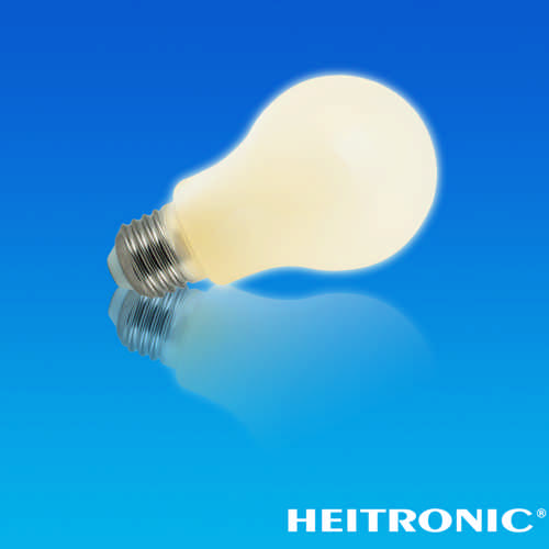 HEITRONIC - LED LEUCHTMITTEL E27 9 Watt A60 WARMWEISS DIMMBAR 2700 Kelvin