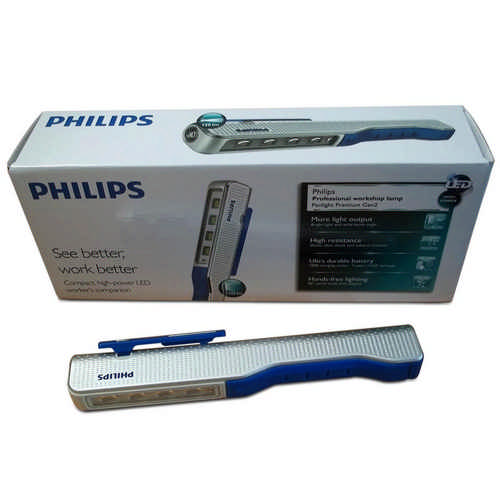 Philips LED-Arbeitsleuchte Penlight Premium LPL28RECHX1 silber