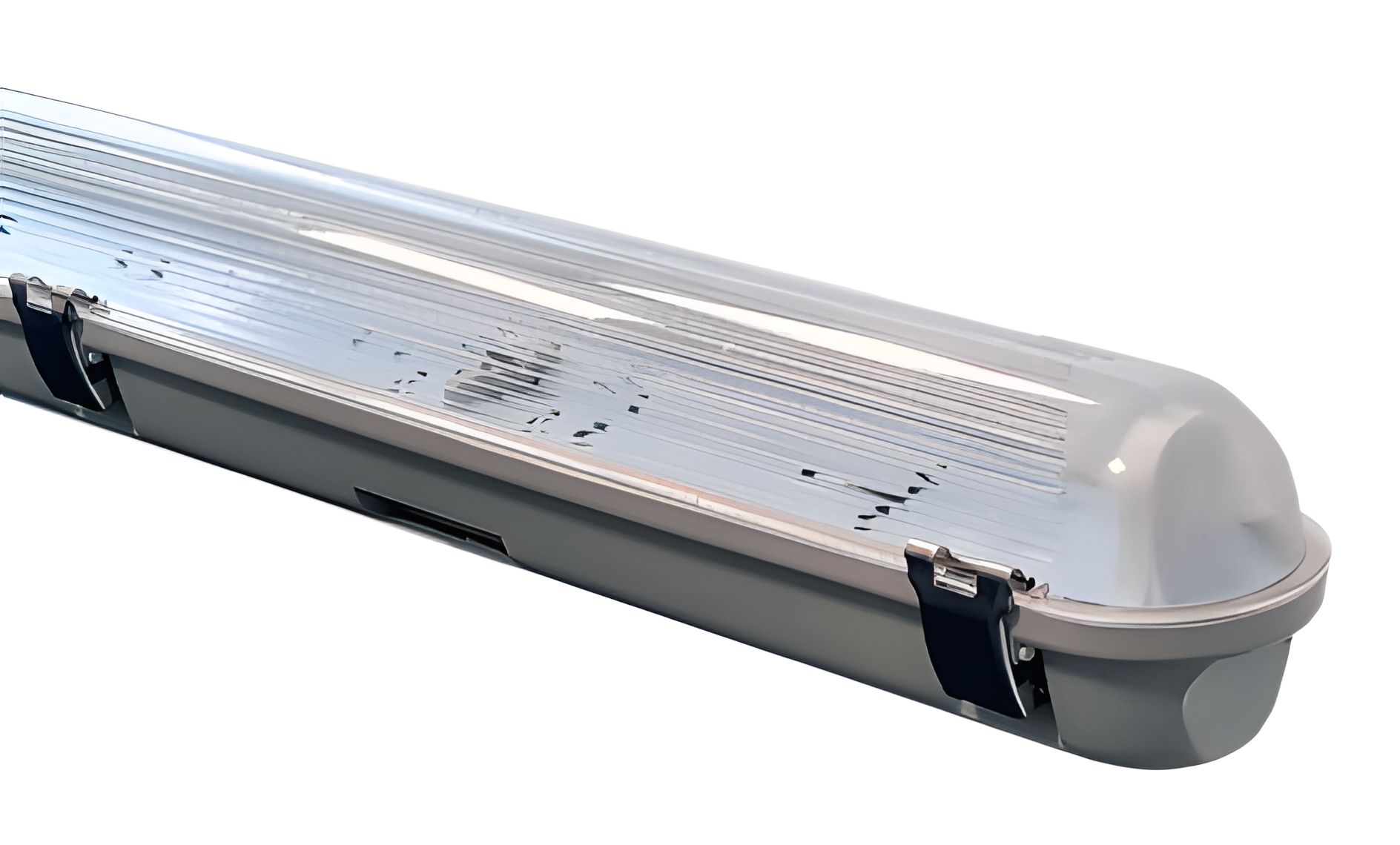 Feuchtraumwannenleuchte 1-flammig ca 1500mm lang für LED Tubes mit Direktanschluß an 230 Volt