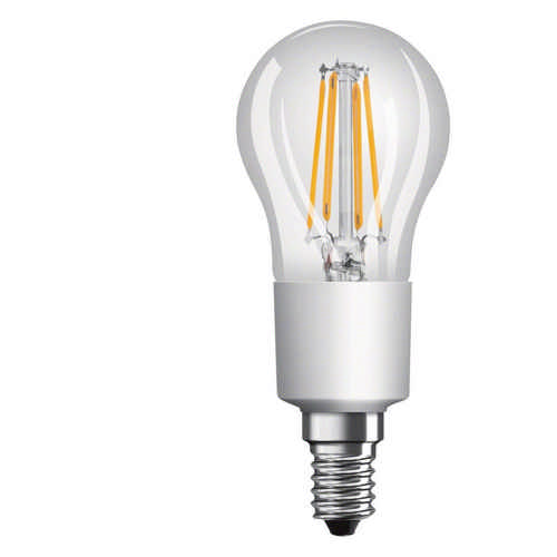 Osram LED Tropfenampe Parathom Filament Advanced Classic P CLP40 E14 4,5 Watt 827 warmweiss extra klar dimmbar 