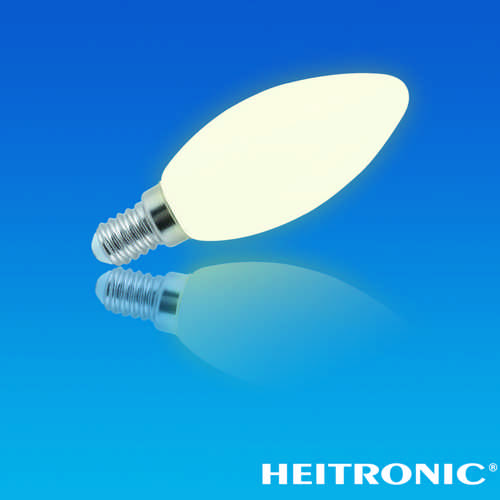 HEITRONIC - LED LEUCHTMITTEL E14 KERZE MATT 3 Watt WARMWEISS 2700 Kelvin