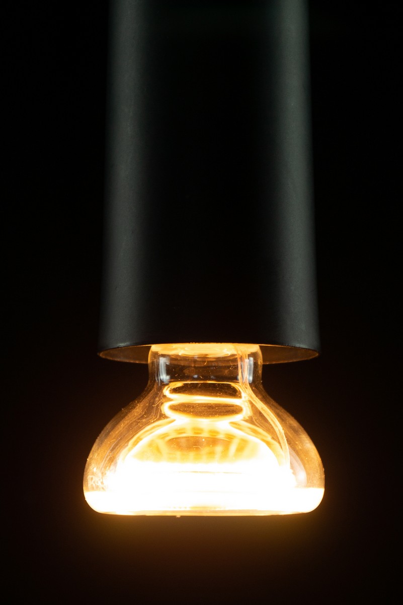 LED Lampe Floating Reflektor R50 klar E14 4 Watt 1800 Kelvin warmweiß extra dimmbar