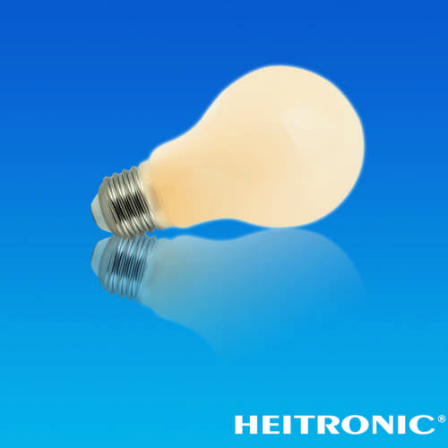 HEITRONIC - LED LEUCHTMITTEL E27 6 Watt WARMWEISS GLUEHLAMPENFORM 2700 Kelvin