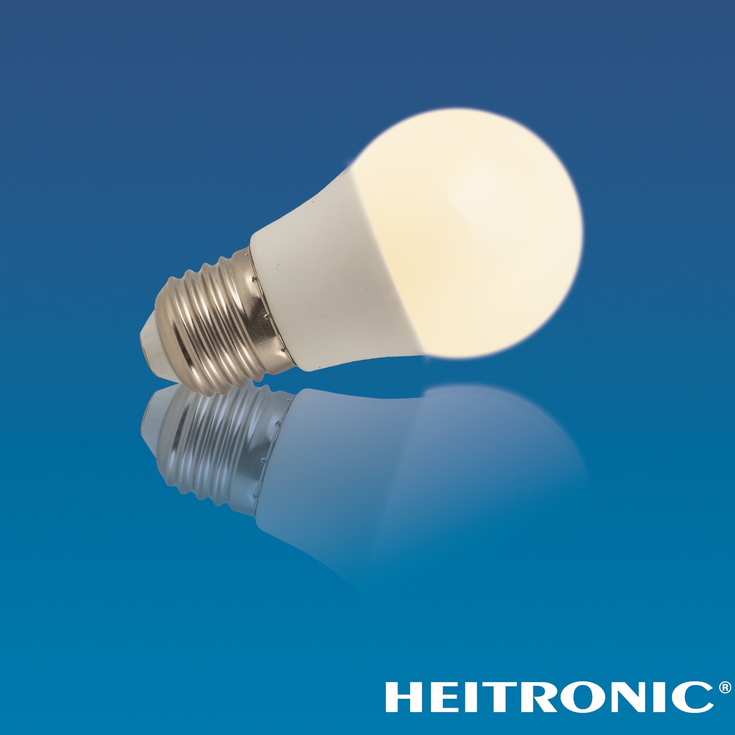 HEITRONIC - LED Lampe E27 6 Watt warmweiß Glühlampeform 3000 Kelvin