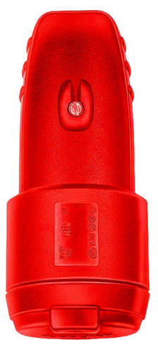 N+L Elektrotechnik - Seitenschutzkontakt-Gummikupplung 16A rot